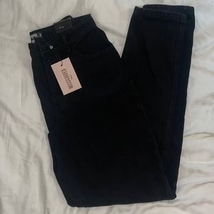 Missguided high rise, mom jeans.